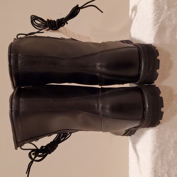Military Black Leather Boots (ICWB) - Picture 3 of 9